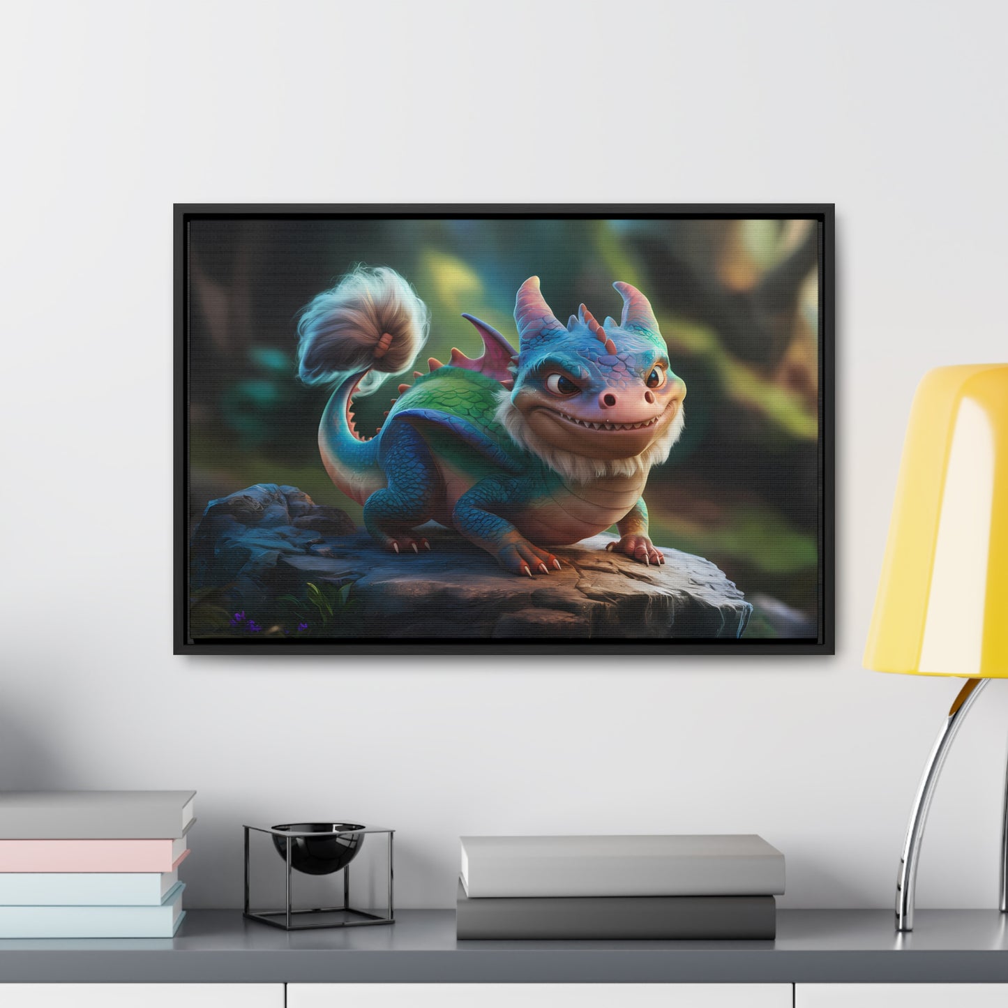 Guardian of the Enchanted Grove - Gallery Canvas Wraps, Horizontal Frame