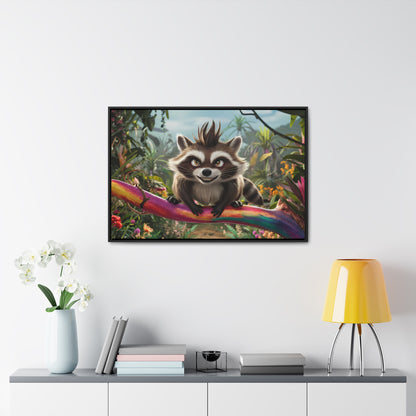 Jungle Mischief - Gallery Canvas Wraps, Horizontal Frame