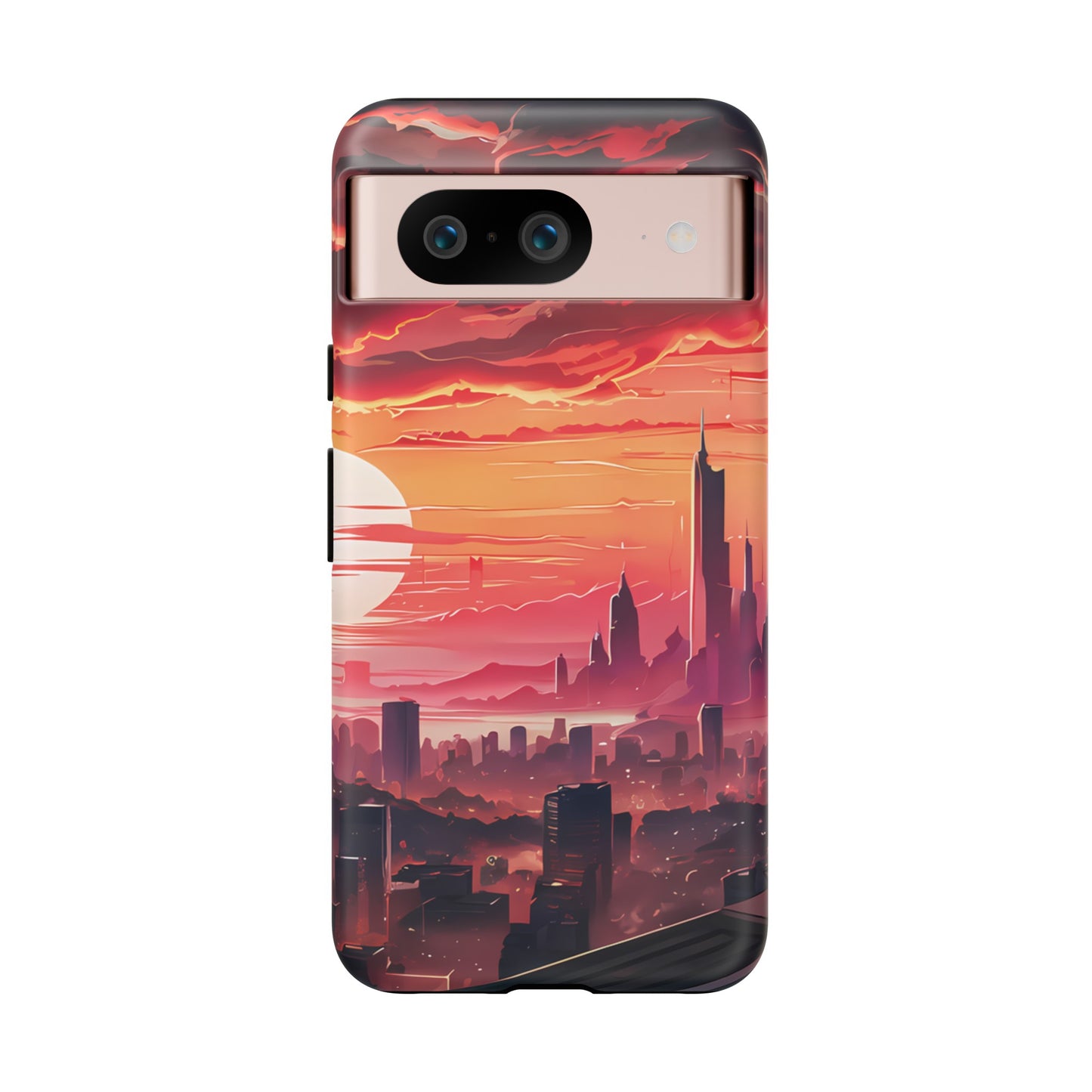 Anime City at Dawn - Smartphone Tough Cases