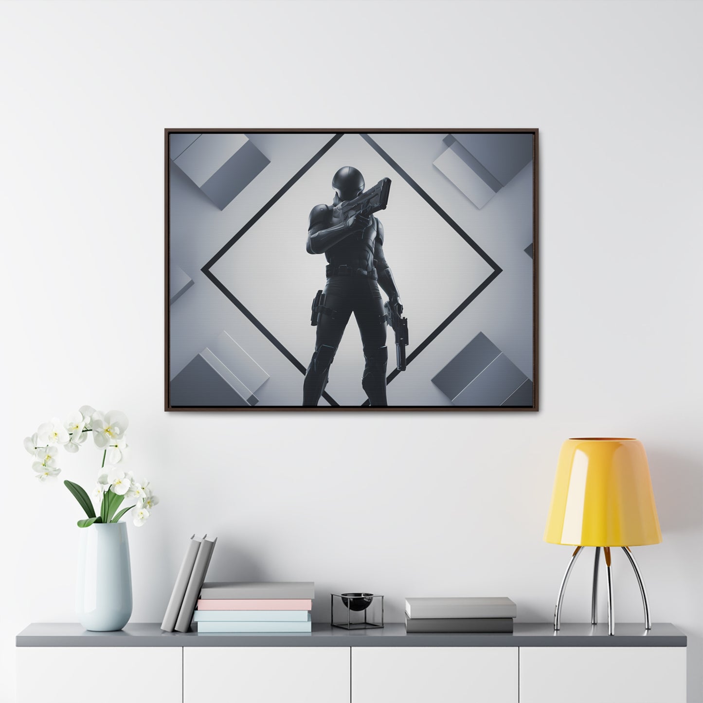 Shadow Enforcer - Gallery Canvas Wraps, Horizontal Frame