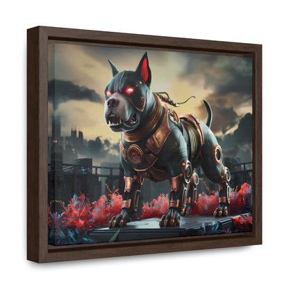 Cyberhound Sentinel - Gallery Canvas Wraps, Horizontal Frame