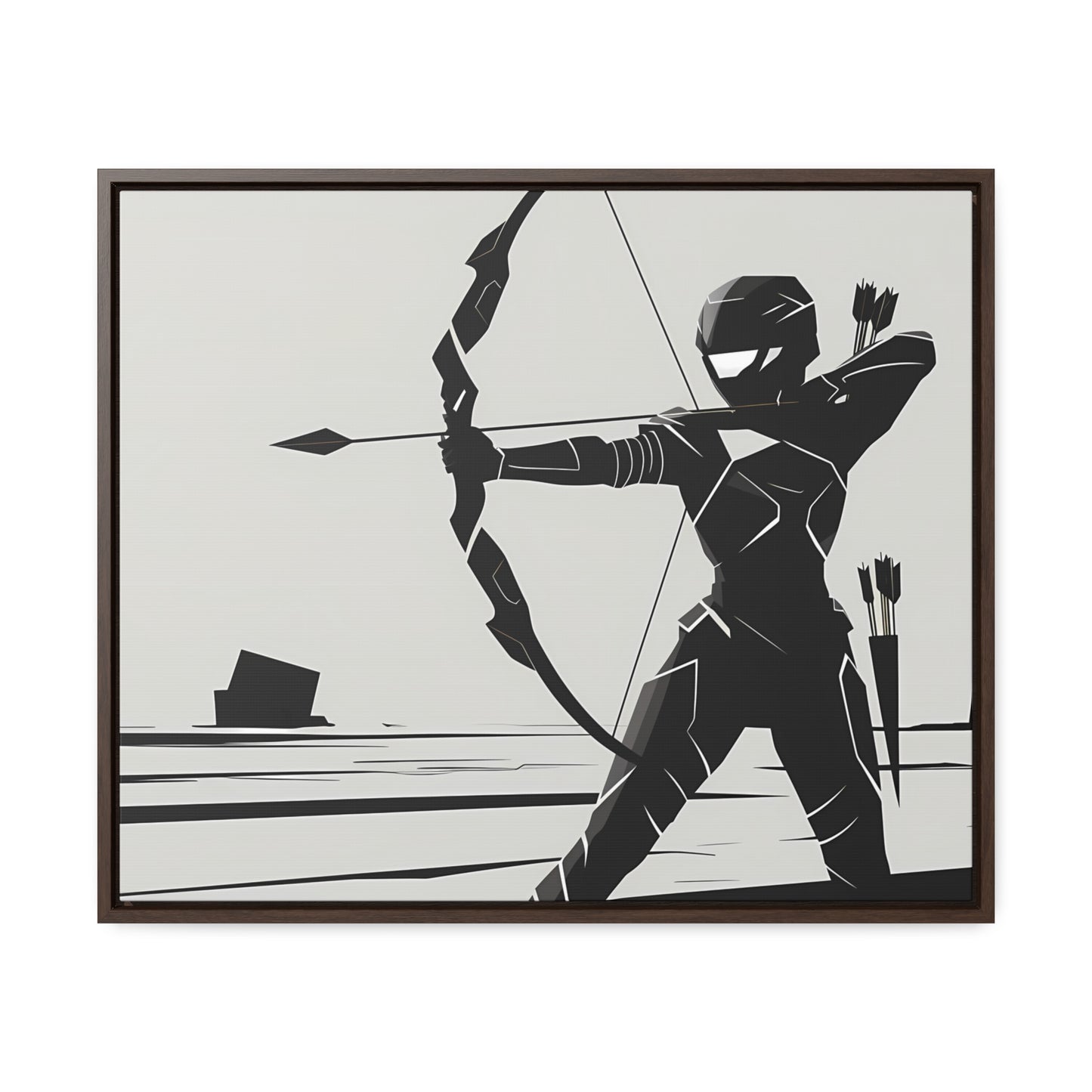 Silent Hunter - Gallery Canvas Wraps, Horizontal Frame