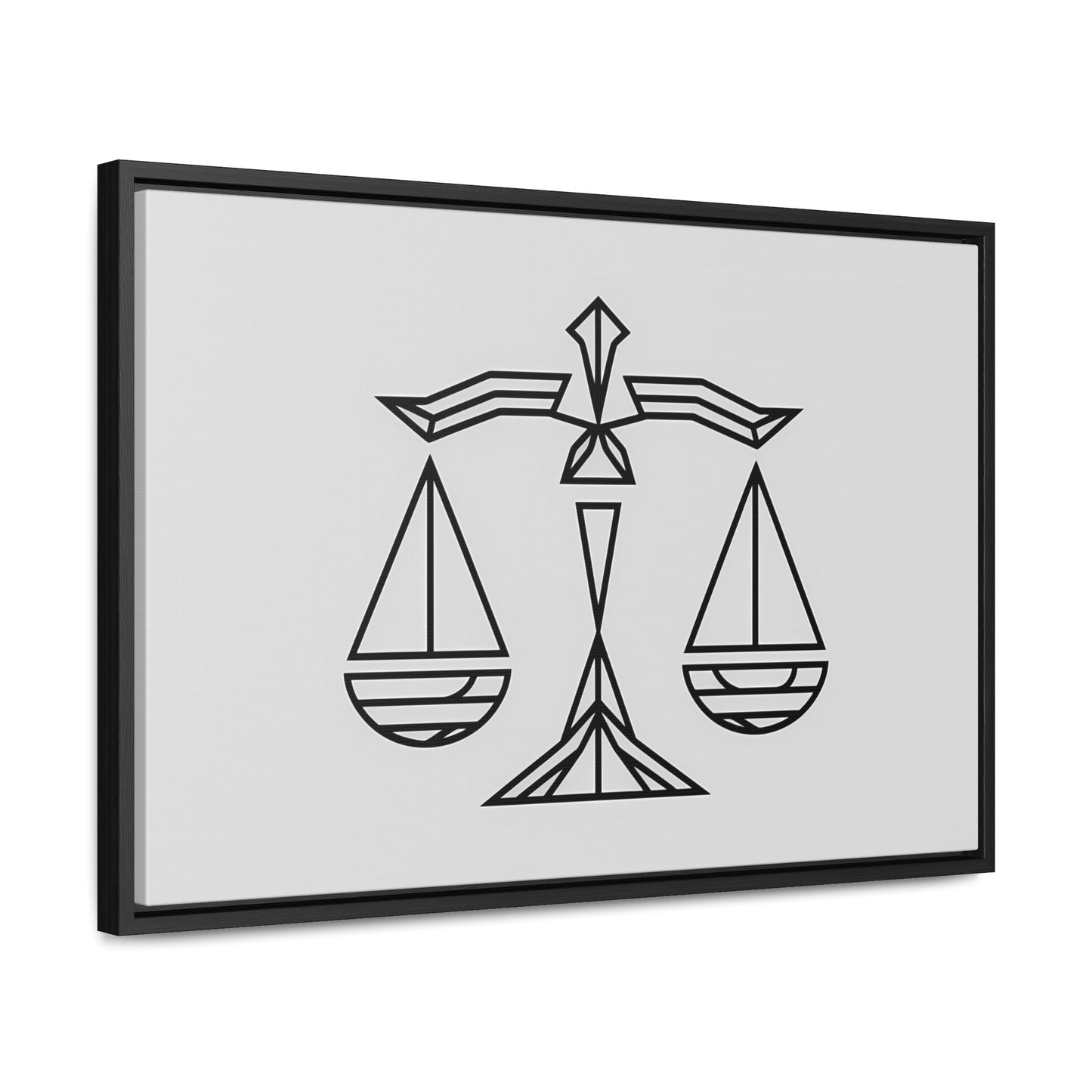 Balance of Justice - Gallery Canvas Wraps, Horizontal Frame