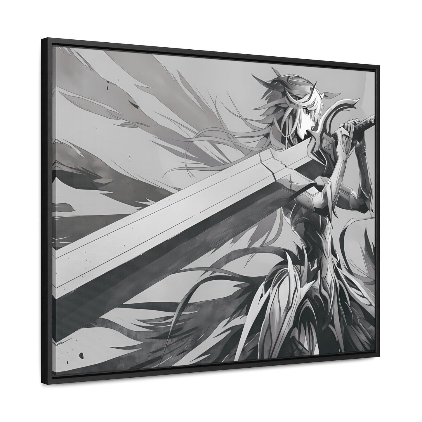 Eclipse of the Blade - Gallery Canvas Wraps, Horizontal Frame