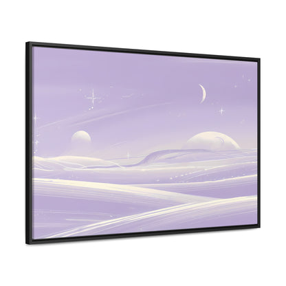 Ethereal Moonscape - Gallery Canvas Wraps, Horizontal Frame