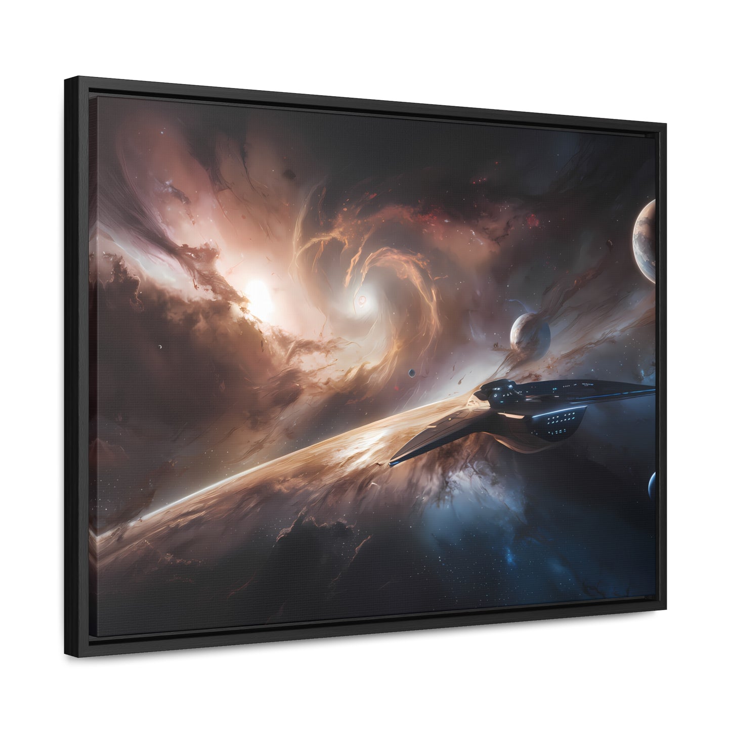 Voyage Through the Maelstrom of Stars - Gallery Canvas Wraps, Horizontal Frame