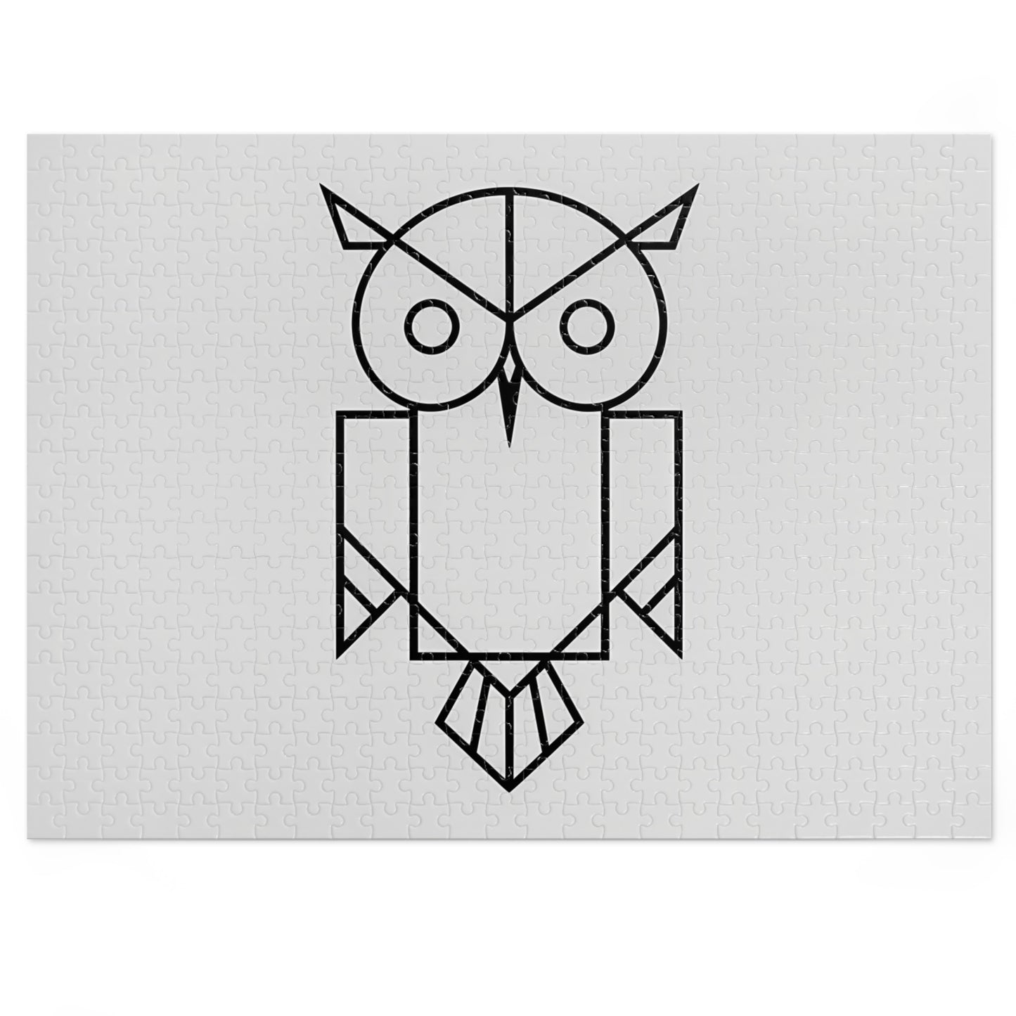 Geometric Owl Puzzle - Jigsaw Puzzle (30, 110, 252, 500,1000-Piece)