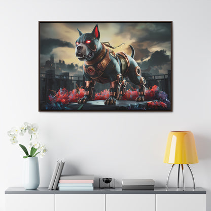 Cyberhound Sentinel - Gallery Canvas Wraps, Horizontal Frame