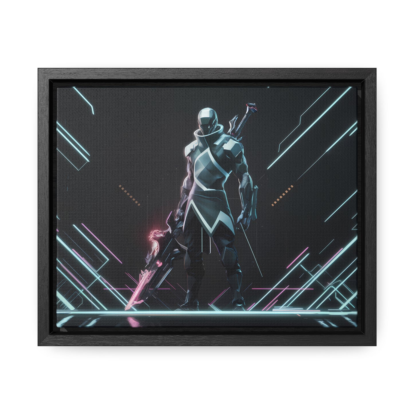 Cybernetic Vanguard - Gallery Canvas Wraps, Horizontal Frame