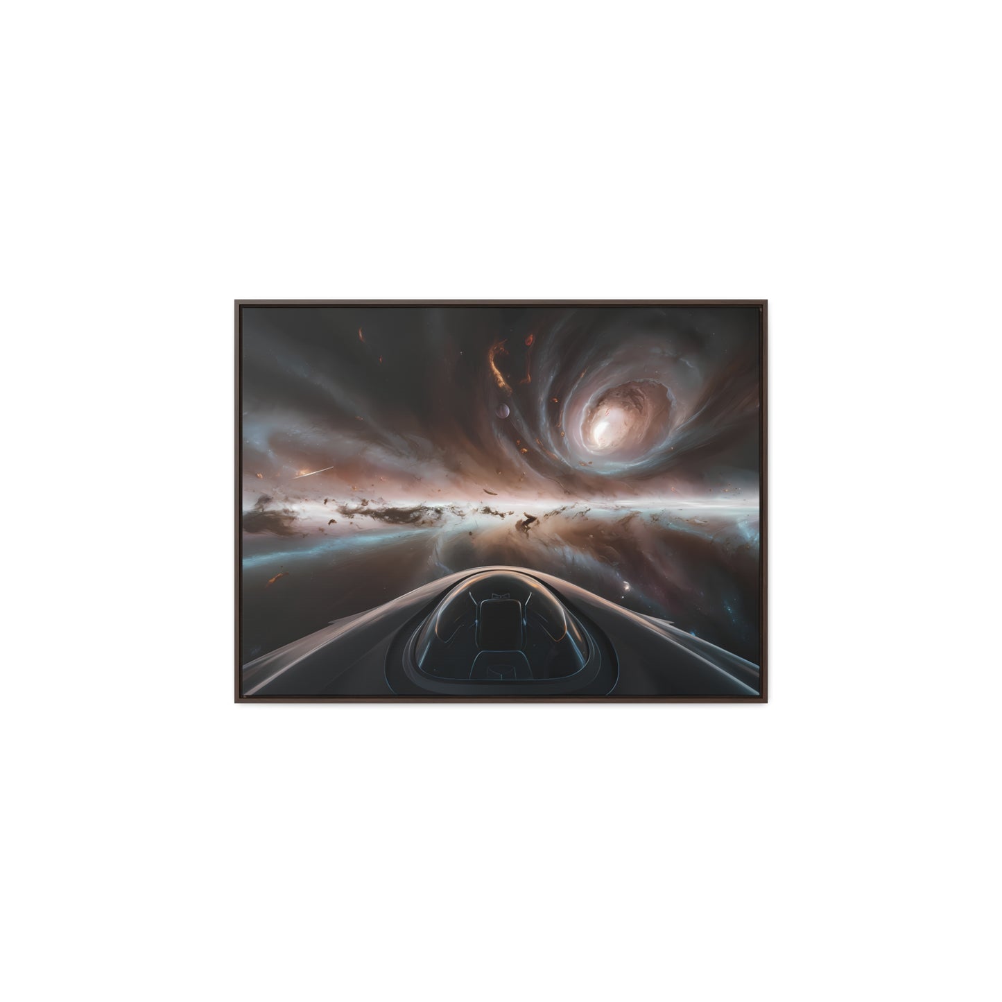 Journey Through the Celestial Abyss - Gallery Canvas Wraps, Horizontal Frame