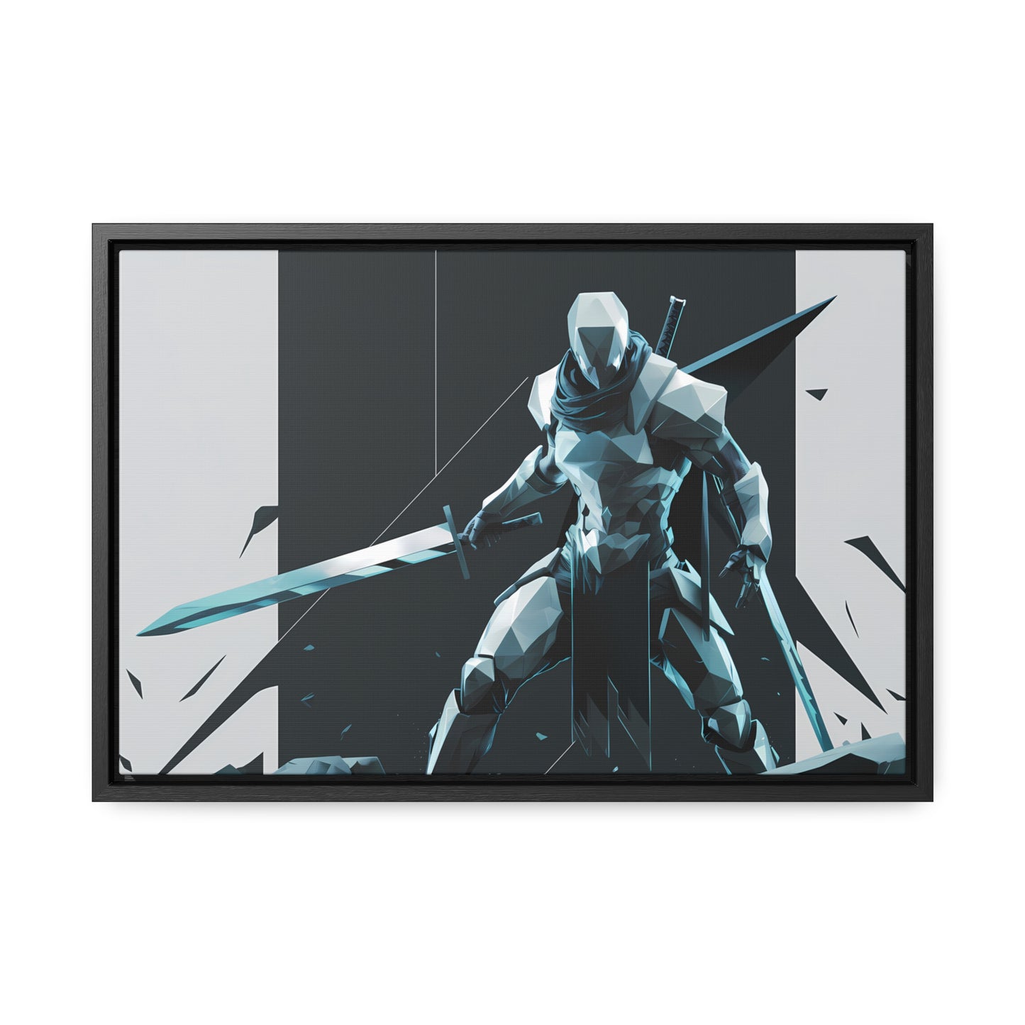 Blade of the Shattered Realm - Gallery Canvas Wraps, Horizontal Frame