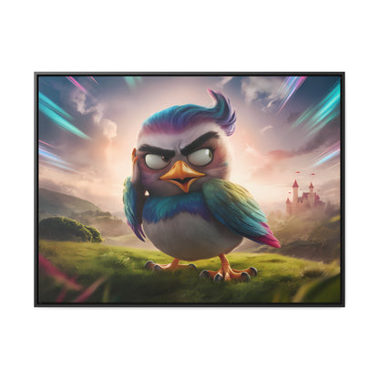 Feathered Fury: The Guardian of the Sky - Gallery Canvas Wraps, Horizontal Frame