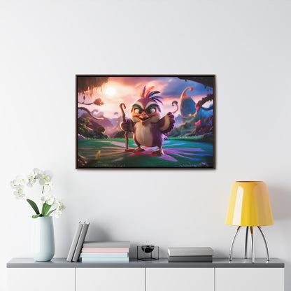 Guardian of the Enchanted Forest - Gallery Canvas Wraps, Horizontal Frame