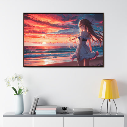 Sunset Reverie - Gallery Canvas Wraps, Horizontal Frame