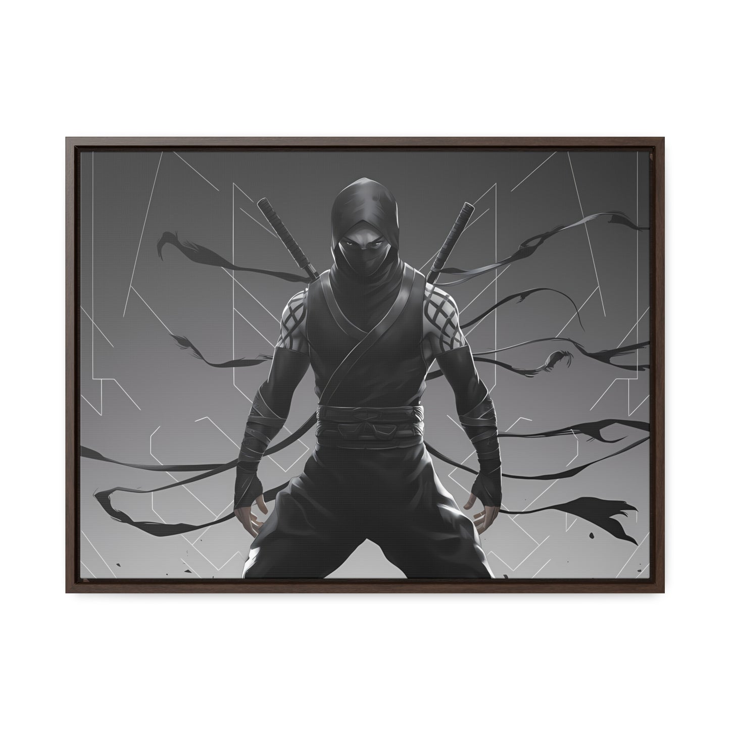 Shadowblade Sentinel - Gallery Canvas Wraps, Horizontal Frame