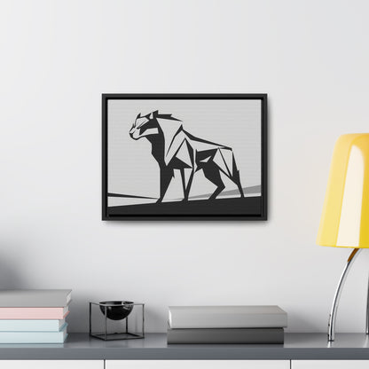 Geometric Beast - Gallery Canvas Wraps, Horizontal Frame