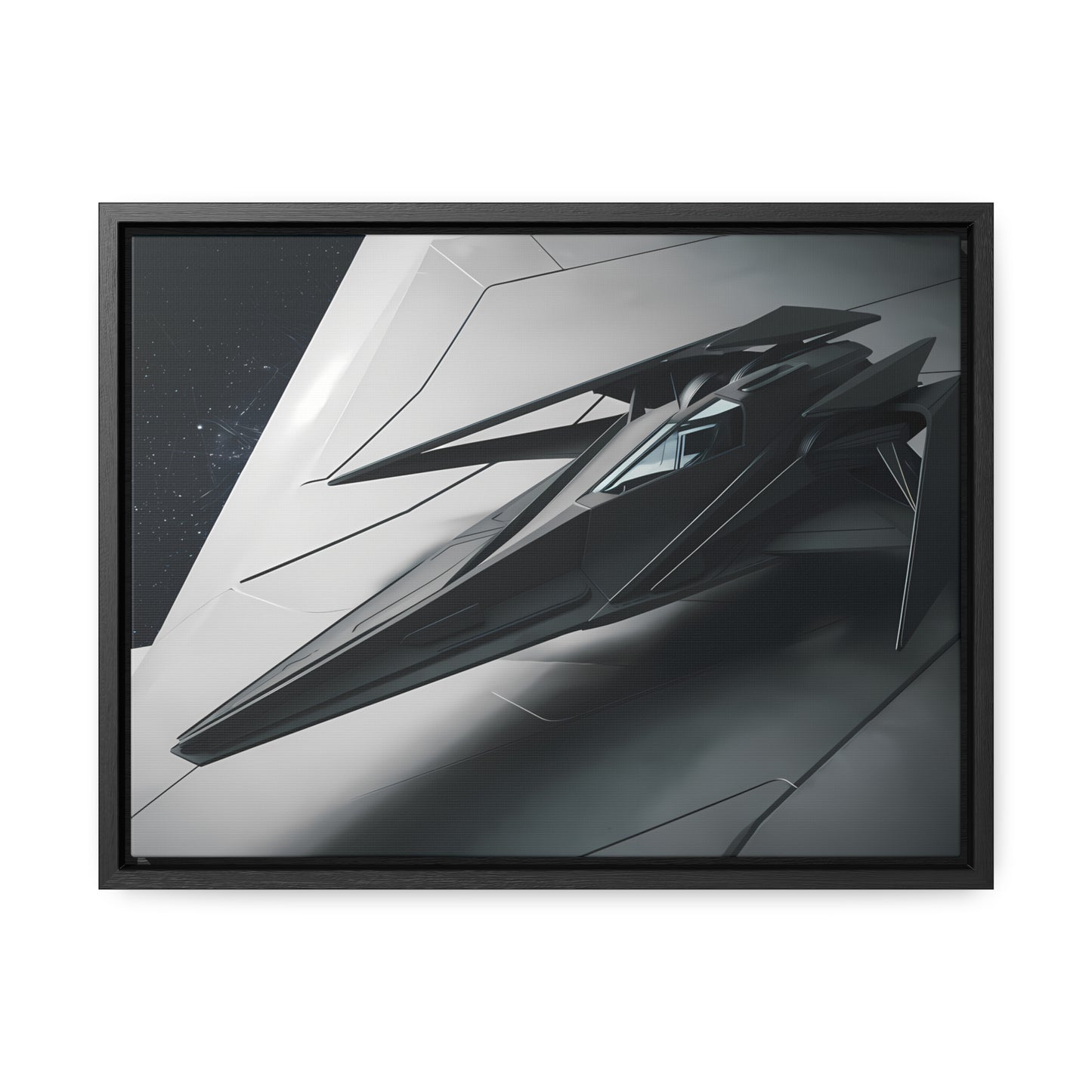 Starlance Stealth Interceptor - Gallery Canvas Wraps, Horizontal Frame