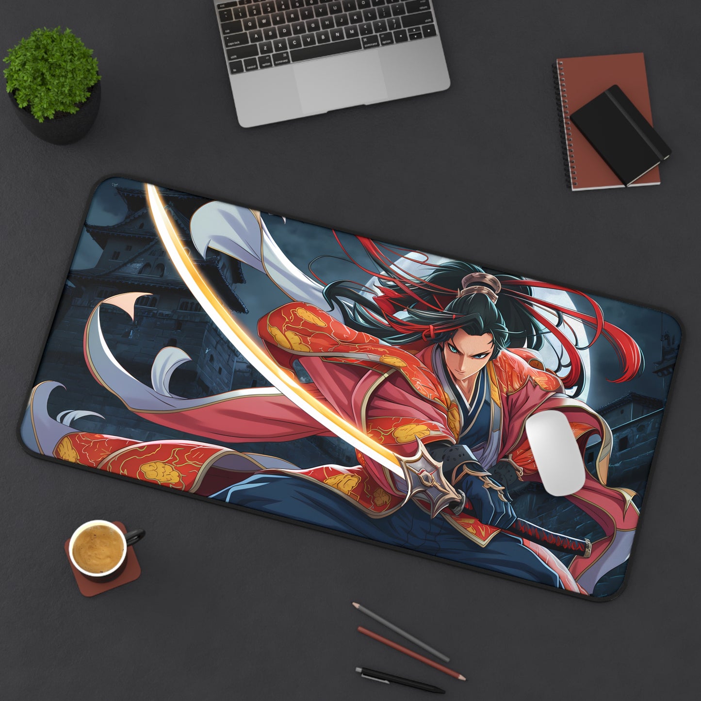 Blade of the Crimson Samurai - Desk Mat