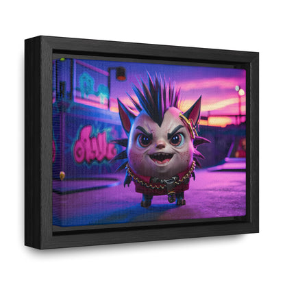 Punk Paws Unleashed - Gallery Canvas Wraps, Horizontal Frame