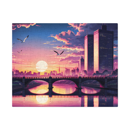 Twilight Serenity Over the City - Jigsaw Puzzle (30, 110, 252, 500,1000-Piece)