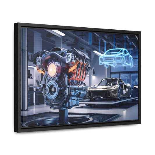 "Cutting-Edge Automotive Engineering" - Gallery Canvas Wraps, Horizontal Frame