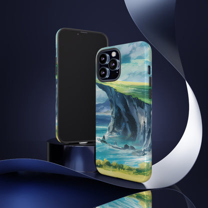 Anime Cliff by the Sea - Smartphone Tough Cases