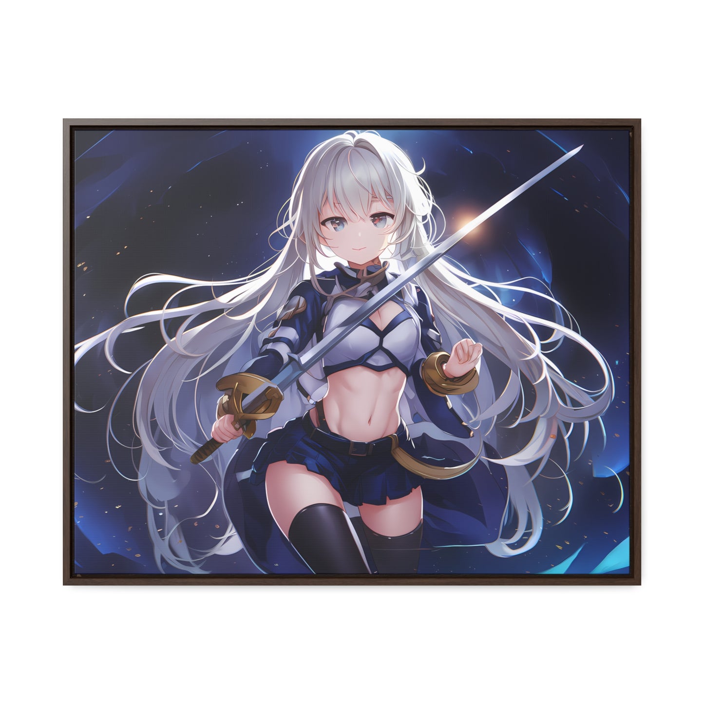 Blade of the Celestial Knight - Gallery Canvas Wraps, Horizontal Frame