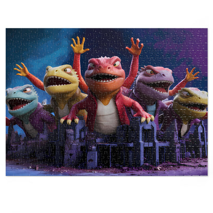 Lizard Band Invasion - Jigsaw Puzzle (30, 110, 252, 500,1000-Piece)