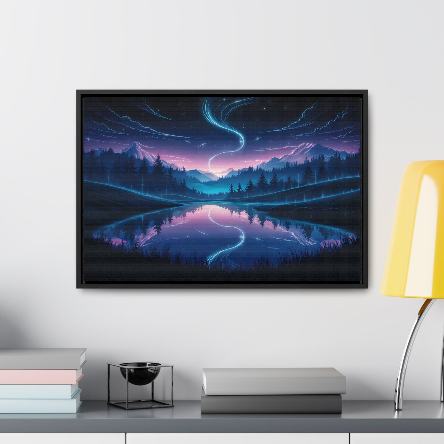 Celestial Reflection - Gallery Canvas Wraps, Horizontal Frame