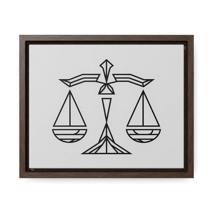 Balance of Justice - Gallery Canvas Wraps, Horizontal Frame