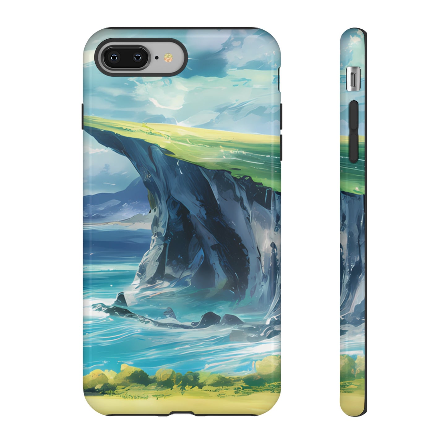 Anime Cliff by the Sea - Smartphone Tough Cases