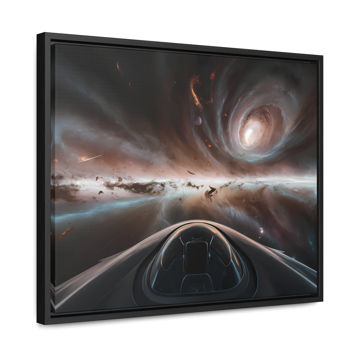 Journey Through the Celestial Abyss - Gallery Canvas Wraps, Horizontal Frame