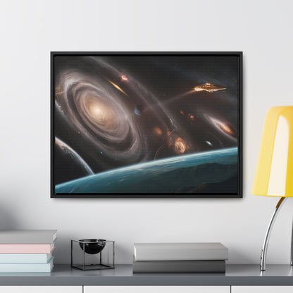 Galactic Odyssey - Gallery Canvas Wraps, Horizontal Frame