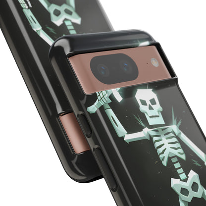 Geometric Skeleton Swordsman - Smartphone Tough Cases