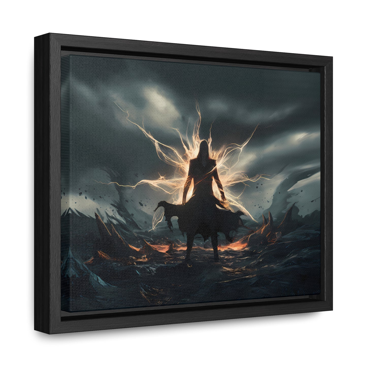 Eclipse of the Dark Conqueror - Gallery Canvas Wraps, Horizontal Frame