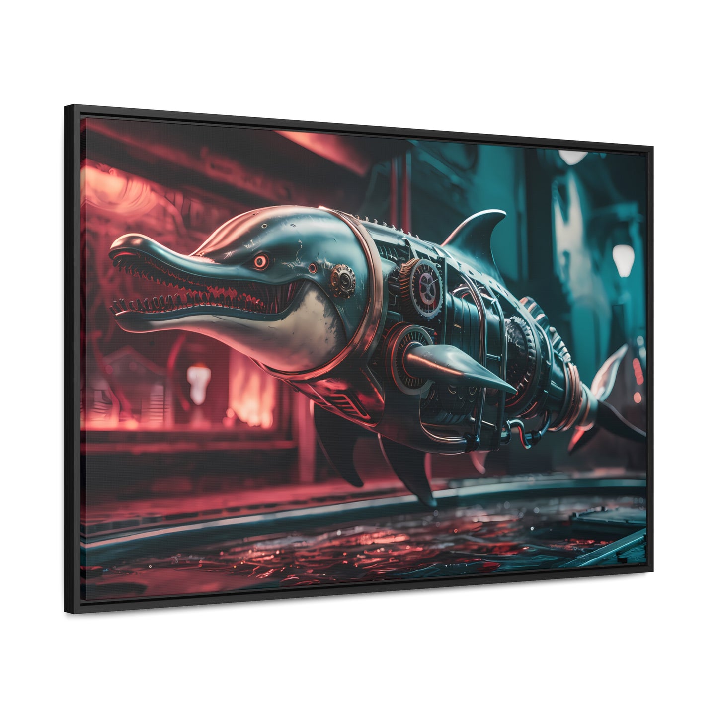 Mechanical Apex Predator - Gallery Canvas Wraps, Horizontal Frame