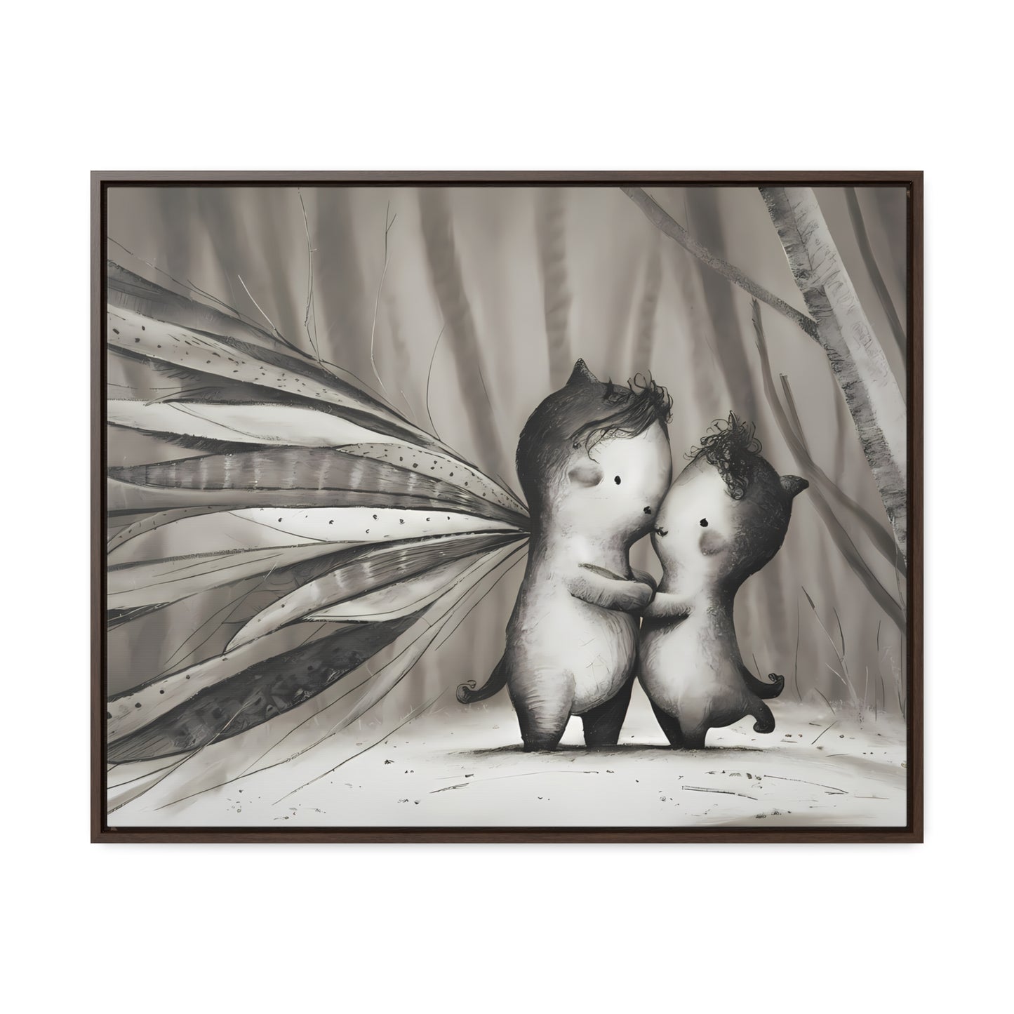 Whispers of the Forest - Gallery Canvas Wraps, Horizontal Frame