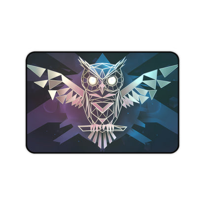 Geometric Owl of Illumination - Desk Mat