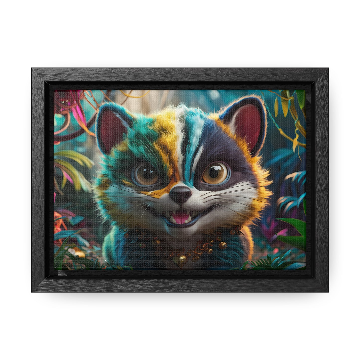 Jungle Mischief - Gallery Canvas Wraps, Horizontal Frame