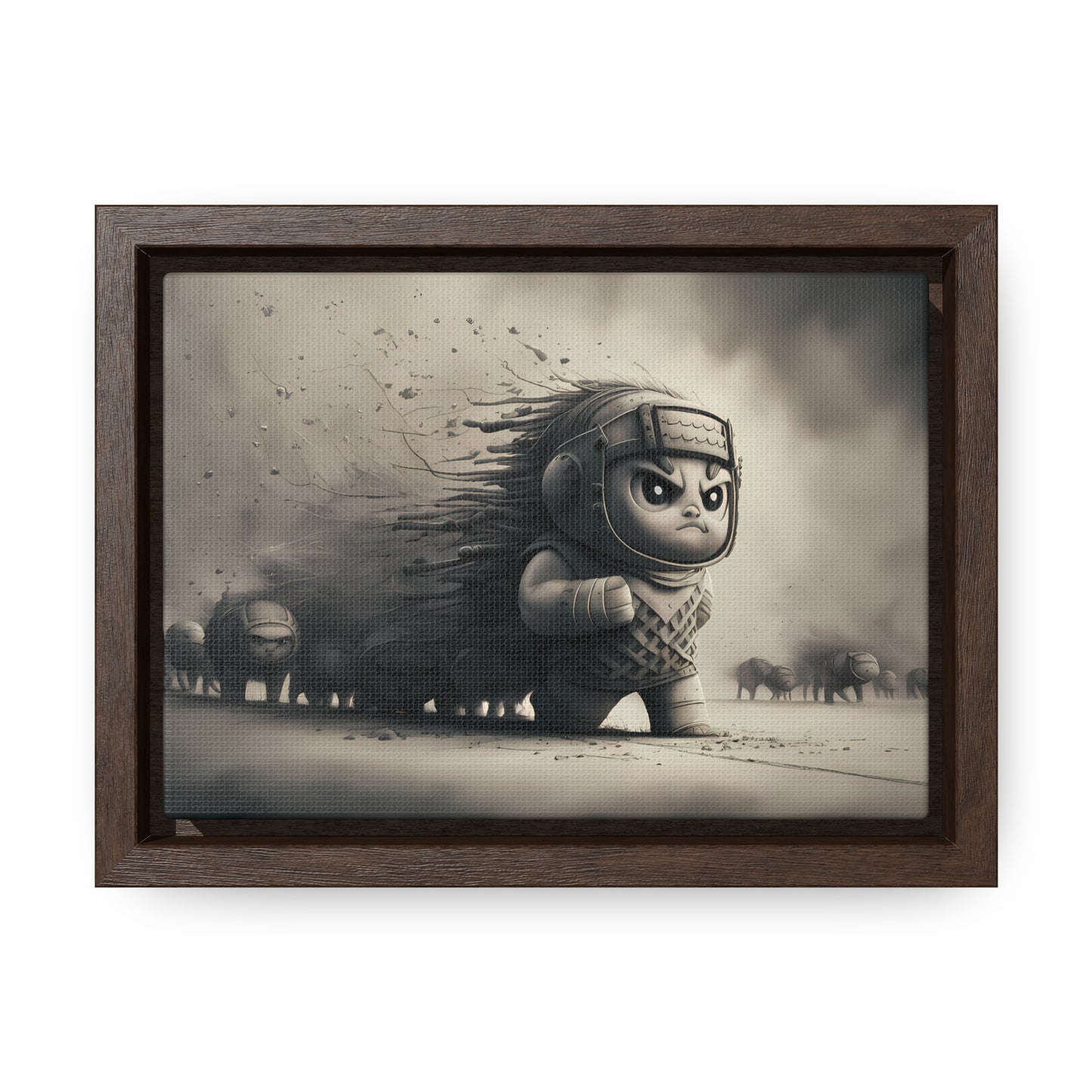 March of the Determined - Gallery Canvas Wraps, Horizontal Frame