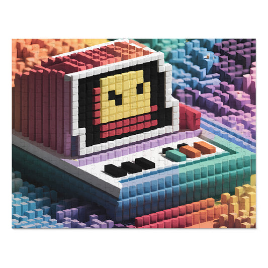 Pixelated Retro Vibes - Jigsaw Puzzle (30, 110, 252, 500,1000-Piece)