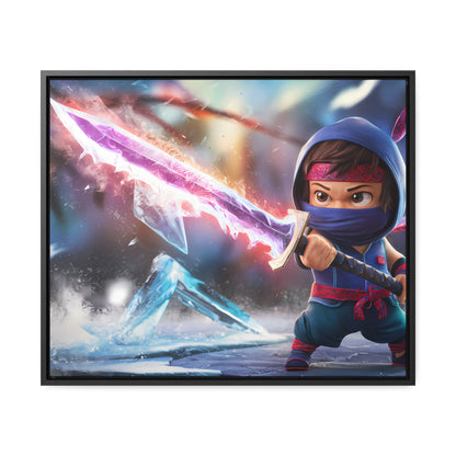 Blade of the Frozen Shadow - Gallery Canvas Wraps, Horizontal Frame