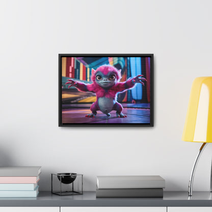 Cosmic Critter on the Dance Floor - Gallery Canvas Wraps, Horizontal Frame