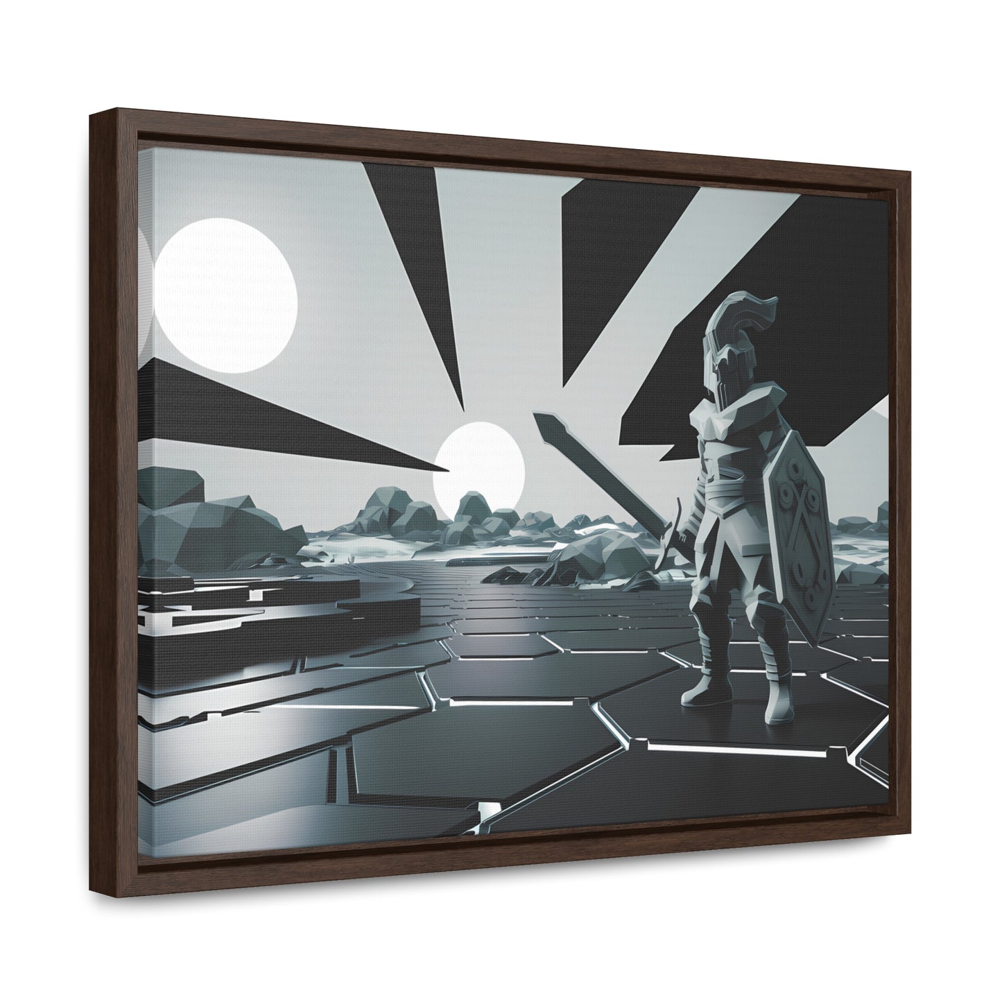 Guardian of the Twin Suns - Gallery Canvas Wraps, Horizontal Frame