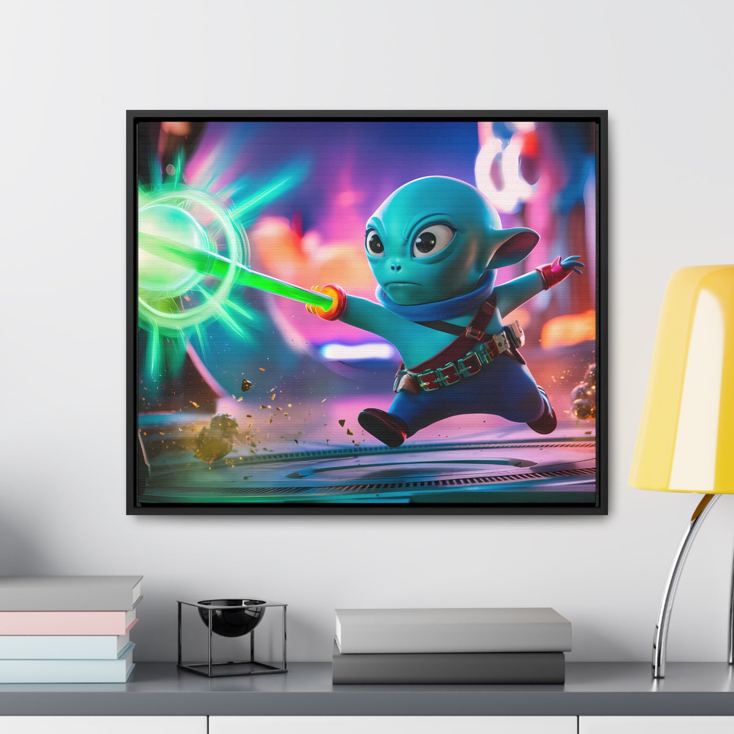 Galactic Defender - Gallery Canvas Wraps, Horizontal Frame