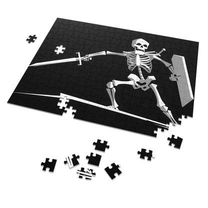 Skeleton Warrior in Battle Stance - Jigsaw Puzzle (30, 110, 252, 500,1000-Piece)