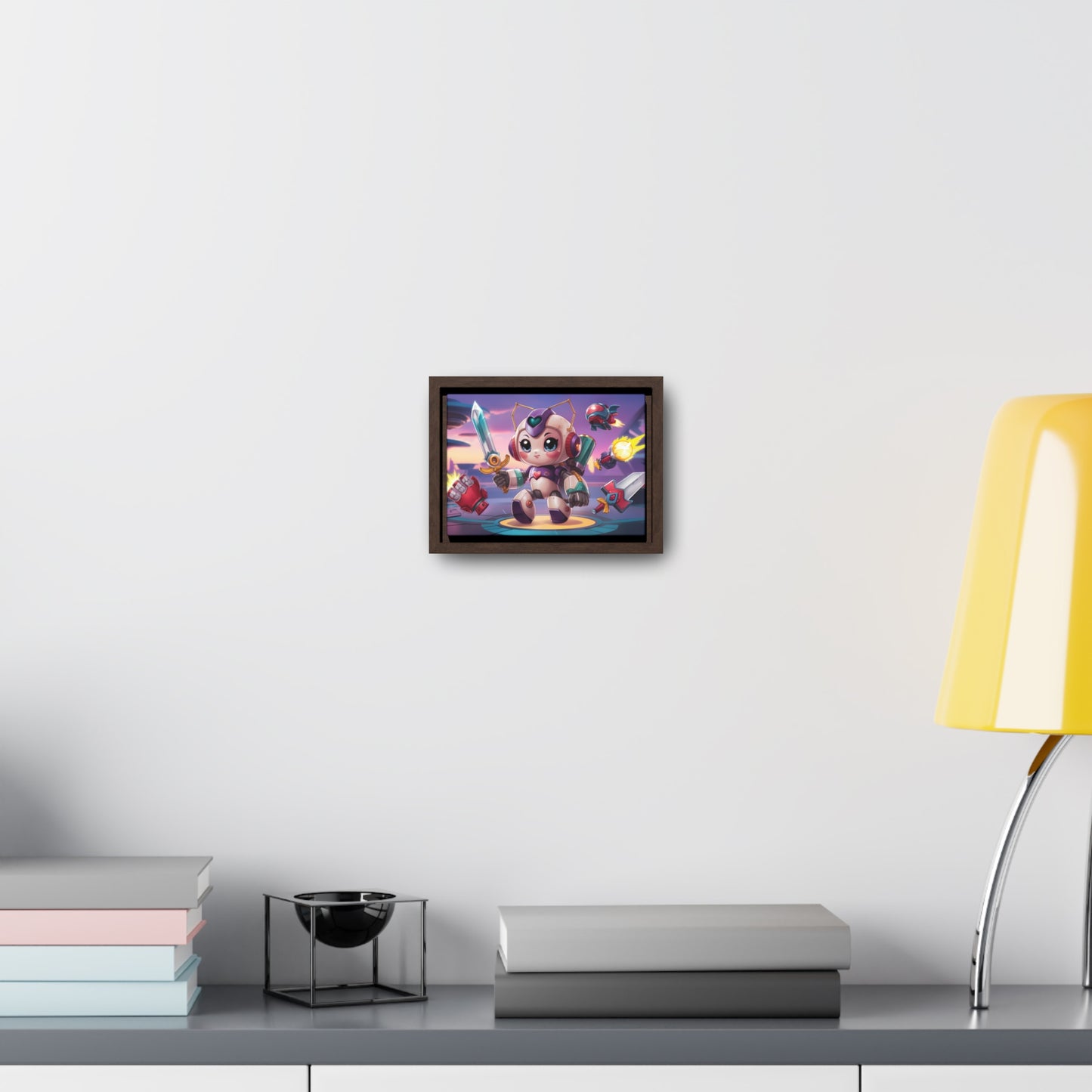 Battle Bot Hero - Gallery Canvas Wraps, Horizontal Frame