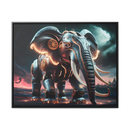 "Clockwork Titan" - Gallery Canvas Wraps, Horizontal Frame