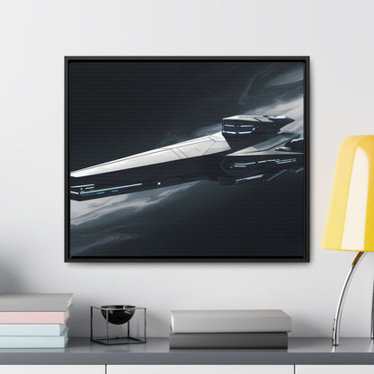 Starship of the Void - Gallery Canvas Wraps, Horizontal Frame