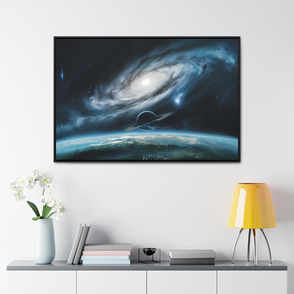 Celestial Spiral - Gallery Canvas Wraps, Horizontal Frame